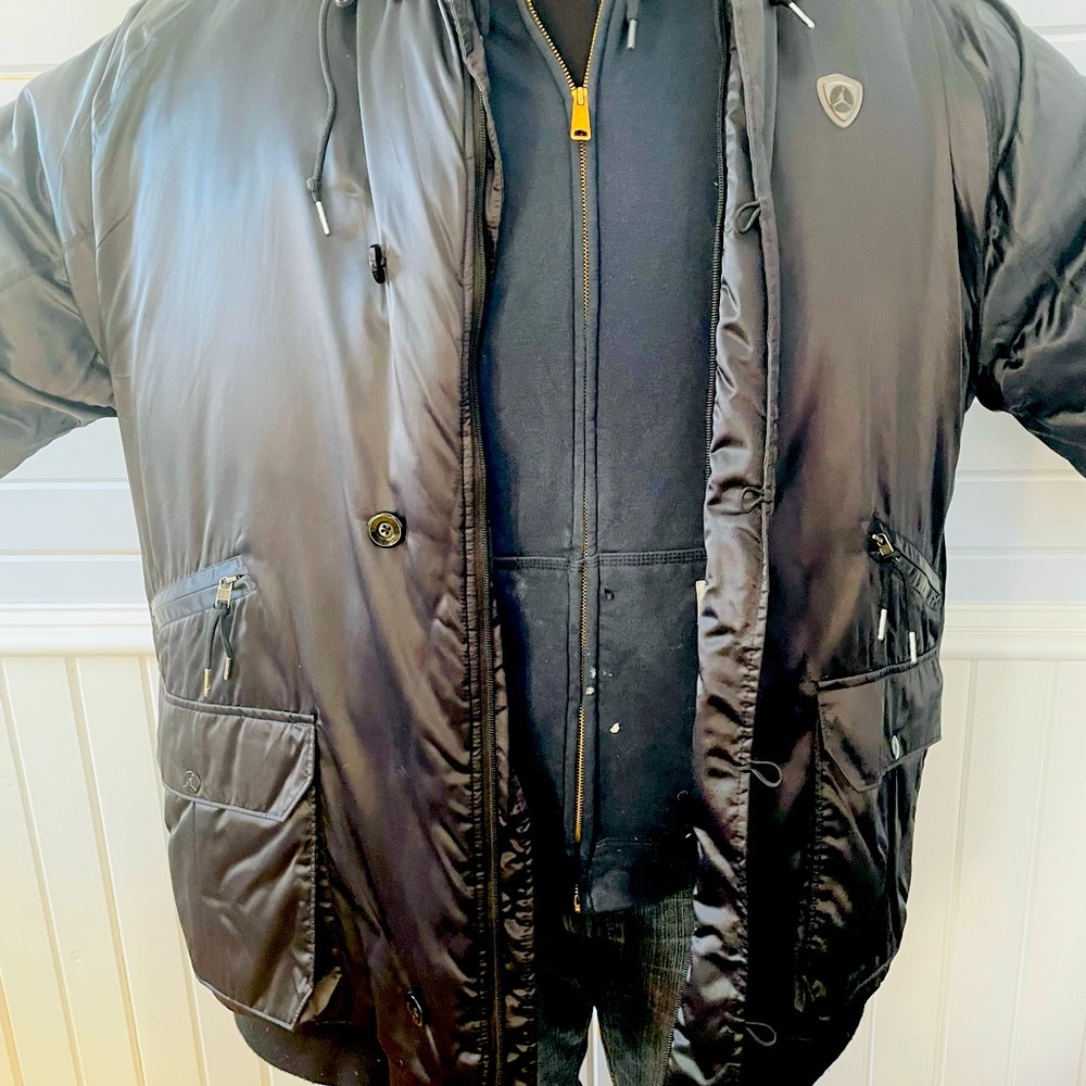 2005 Jordan Jumpman 20th Anniversary Parka Puffer Jacket Faux Fur Size 3XL